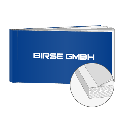 Broschüren Klebebindung DIN lang