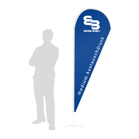 Beachflag Drop Austauschdruck | Medium (280 cm) | einseitig bedruckt