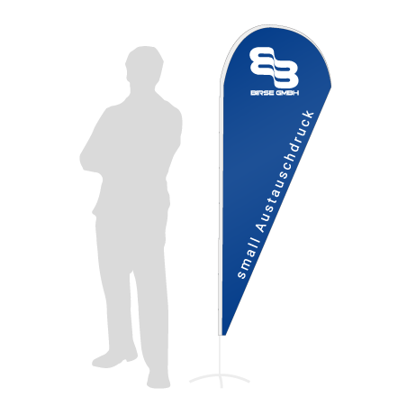 Beachflag Drop Austauschdruck | Small (210 cm) | einseitig bedruckt